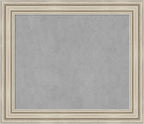 Amanti Art Silver Framed Magnetic Board 26x30 Medium Vision Board by AmantiArt