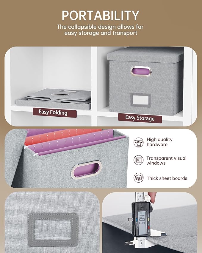 Oterri File Organizer, File Box, File Cabinet - Image 2
