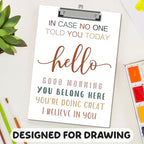 APIILVPQ Motivational Clipboard，Mental Health Clipboards - Image 6