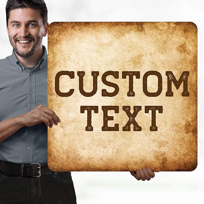 Custom Sign, Custom Street Sign, 11 Font Colors, 13 Font Styles, 4 Hole Options - Image 2