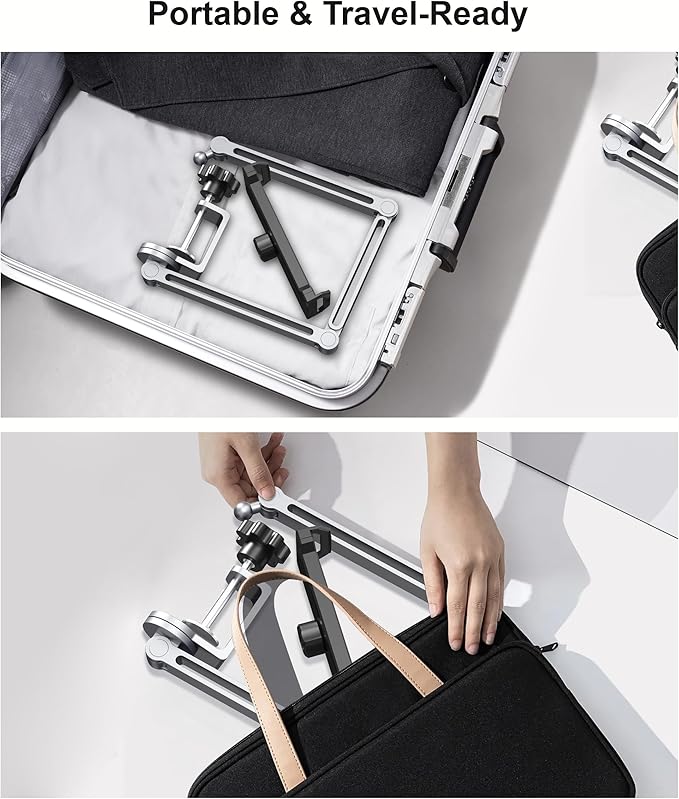 YICOSUN Tablet Arm Mount with Super Grip, Adjustable Foldable Holder & Heavy - Image 8