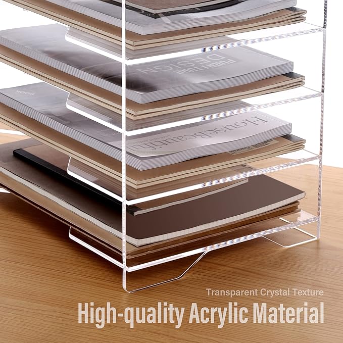 SANRUI Acrylic Paper Organizer Letter Tray - Image 4