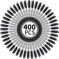 Thenshop 400 Pack Black Permanent Markers Bulk by Thenshop