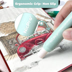 Nicpro 6 Pack Rotary Retractable Erasers, Soft TPE Rubber Twist Large Pencil - Image 3
