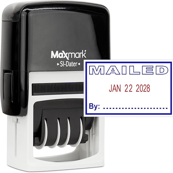 MaxMark Office Self Inking Date Stamp by Maxmark