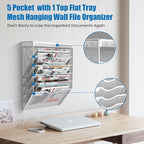 KZWKRG 6 Tier Wall File Organizer Hanging Vertical File Organizer, Wall Mounted - Image 6