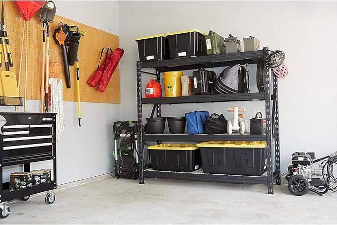 Ironton 4-Tier Industrial Steel Shelving Unit, 000-Pound Load Capacity - Image 9