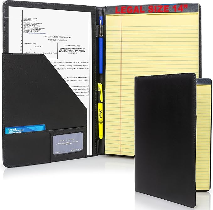 Legal Size Padfolio 8.5 x 14 Inch Portfolio Folder - Image 9