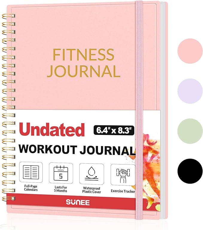 Fitness Journal Workout Planner by SUNEE