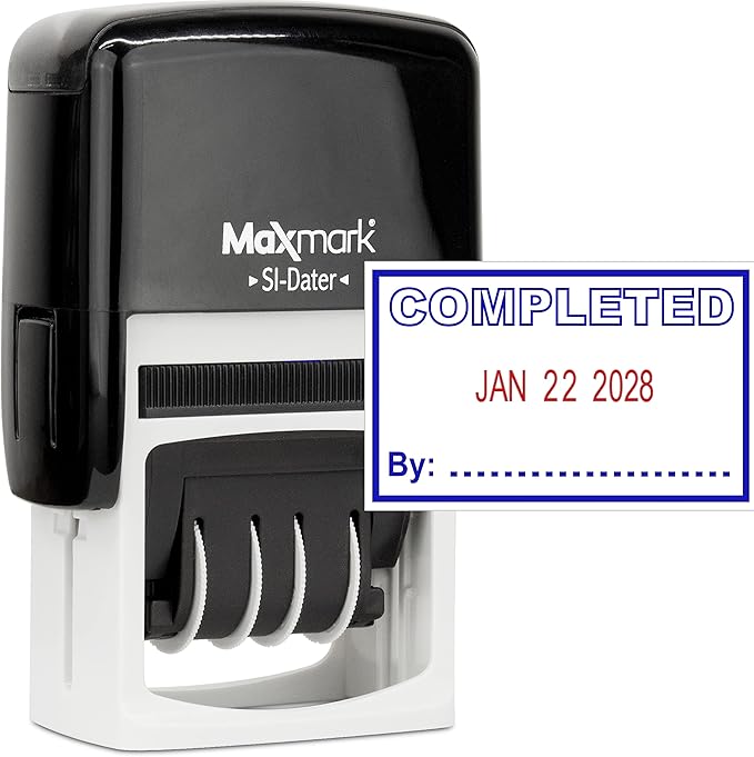 MaxMark Office Self Inking Date Stamp by Maxmark
