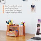 EasyPAG Mesh Pen Holder Desk Organizer - Image 3