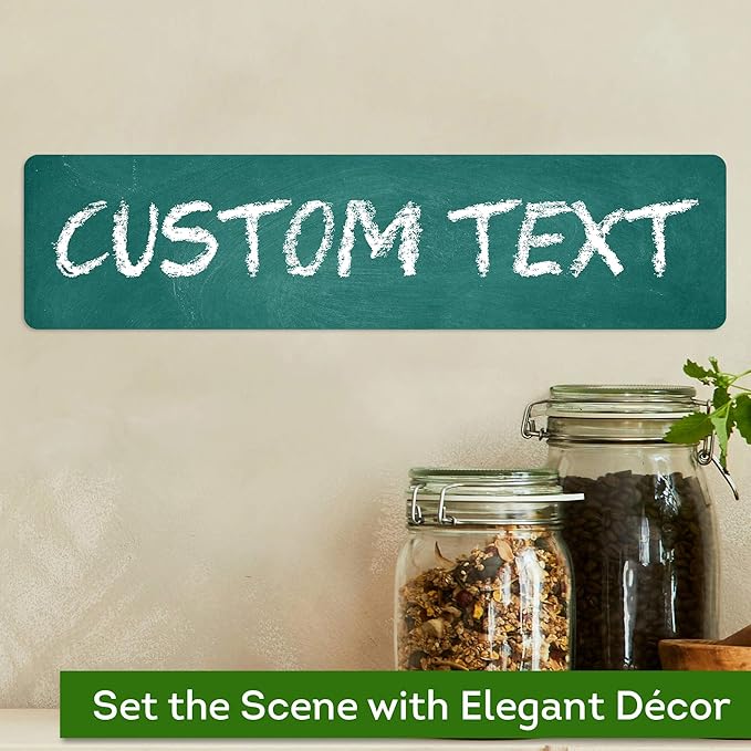 Custom Sign, Custom Street Sign, 11 Font Colors, 13 Font Styles, 4 Hole Options - Image 4