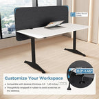 MORDEER 47.2" Privacy Desk Divider Panel, Acoustic Divider Panels - Image 5