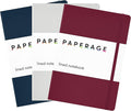 PAPERAGE Lined Journal Notebook, 3 Pack, 160 Pages, Medium 5.6 in x 8 in by PAPERAGE