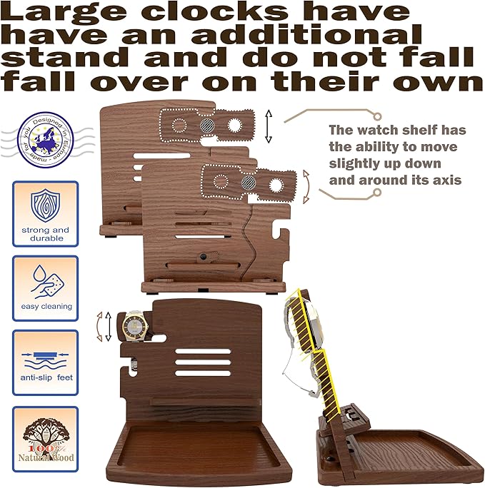 MED Wood Phone Docking Station – Nightstand Desk Organizer - Image 7