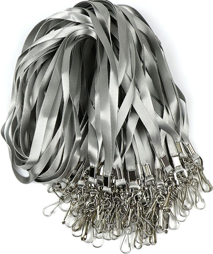 Beebel Grey Lanyard Bulk Lanyards by Beebel