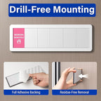 Office Door Signs with 6 Printed Status Options – Do Not Disturb, Out of Office - Image 5