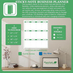 Earth Green12 Section Task, Objective and Goals Planning System Vertical 24"x - Image 5