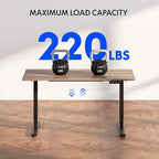 FLEXISPOT E6 3-Stage Dual Motor Electric Standing Desk 48 x 30 Sit Stand Up Desk - Image 8