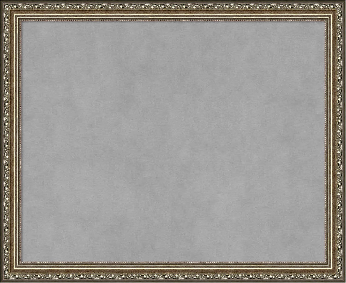 Amanti Art Silver Framed Magnetic Board 18x22 Small Vision Board