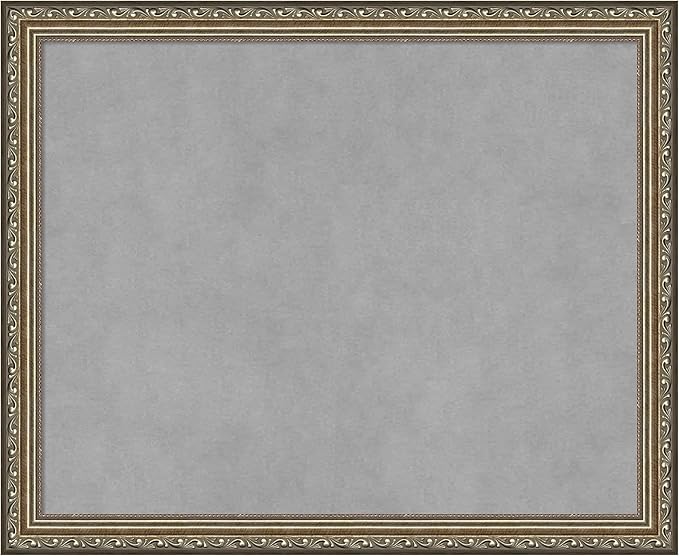 Amanti Art Silver Framed Magnetic Board 18x22 Small Vision Board by AmantiArt
