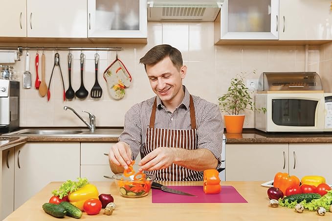 Better Kitchen Products Flexible Plastic Cutting Board Mats, 6 Vivid, - Image 8