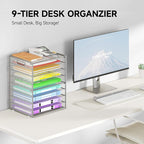 Cawukege 9 Tier Paper Organizer - Image 2
