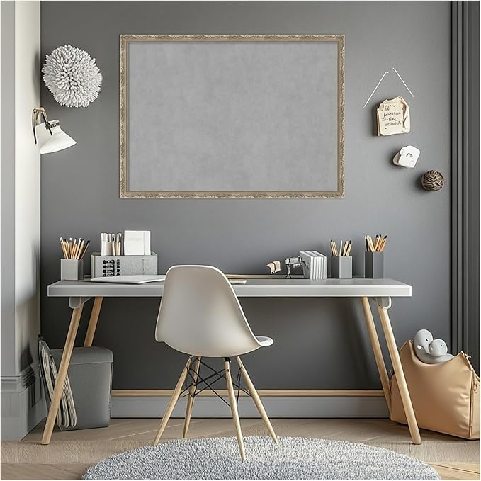 Amanti Art Silver Framed Magnetic Board 22x30 Medium Vision Board - Image 7