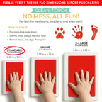 Clean Touch Ink Pad for Baby Handprints and Footprints – Inkless Infant Hand & - Image 2