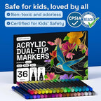 ARTISTRO 36 Metallic Acrylic Paint Markers - Image 7