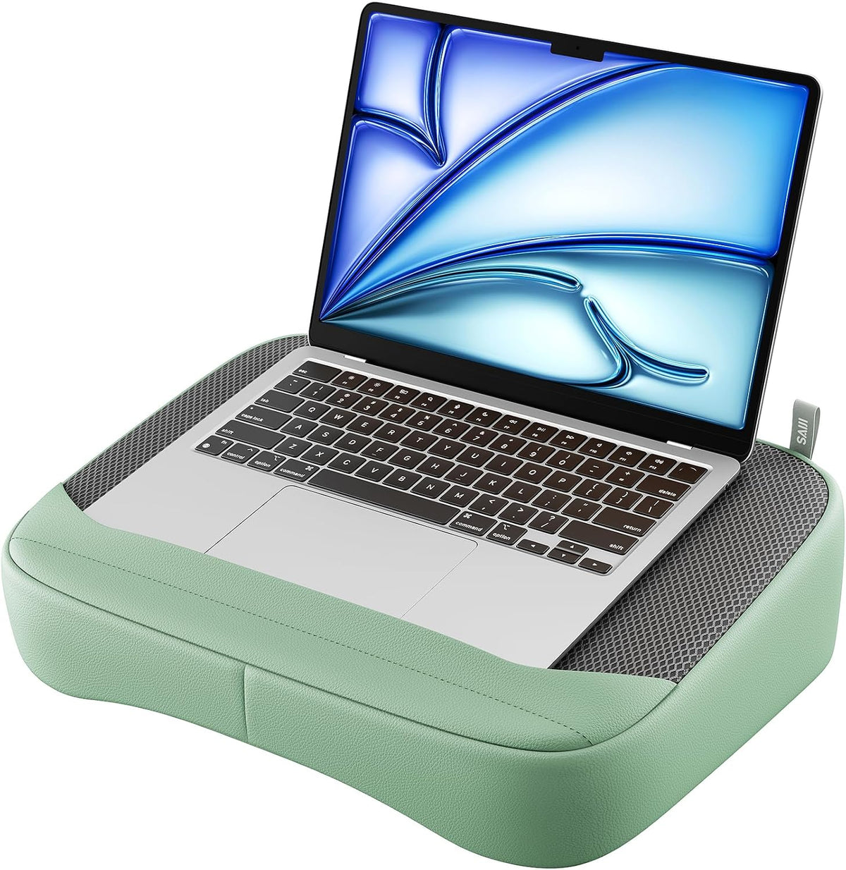SAIJI Breathable Laptop Pillow, Ultra Lightweight Lap Desk with Cushion, Comp...