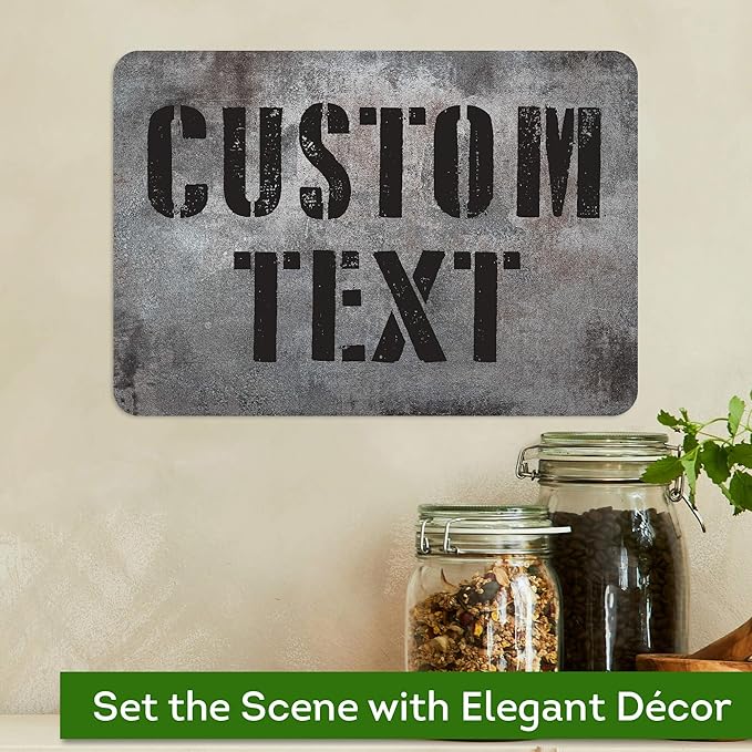 Custom Sign, Custom Street Sign, 11 Font Colors, 13 Font Styles, 4 Hole Options - Image 4