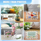 Aheroi 4x6 Acrylic Picture Frames, 3 Pack Clear Scalloped Acrylic Photo Frame - Image 6