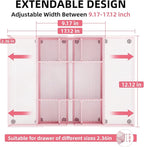 Marbrasse Expandable Desk Drawer Organizer, Mesh Tray - Image 2