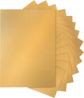 Silunkia 120 Sheets Gold Shimmer Cardstock 8.5 x 11 Metallic Paper, 250gsm/92lb by Silunkia