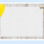 Fuyoooo 25 Sheet Graph Paper Pad 24" x 36" Large Graph 1" and 1/4" Ruled Grid - Image 7