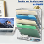 EASEPRES Desk File Organizer Mesh 6-Tier, Hanging Wall Mount Document - Image 7