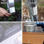 SMTAPESPRO 3 Pack Sliver Duct Tape ， Waterproof Heavy Duty Duct Tape, Strong - Image 6