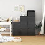 4-Drawer File Cabinet with Lock, Metal Vertical Filing Cabinets - Image 2