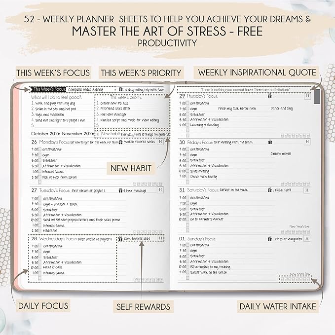 Law of Attraction Planner 2026 Deluxe - Image 4