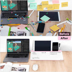 Varhomax Glass Desk Whiteboard - Image 3