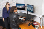 Rocelco 38" Large Height Adjustable Standing Desk Converter - Image 4