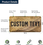 Custom Sign, Custom Street Sign, 11 Font Colors, 13 Font Styles, 4 Hole Options - Image 6