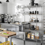 Regal Altair 24" Deep x 30" Wide x 74" Height Wire Shelving Kit | 5-Tier | NSF - Image 6