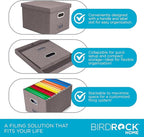 Internet's Best Collapsible File Box Storage Organizer - Image 6