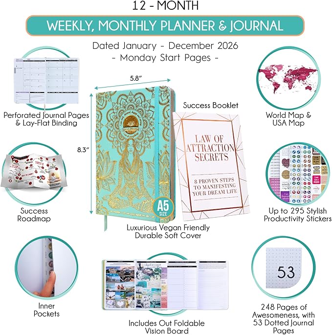 Law of Attraction Planner 2026 Deluxe - Image 2