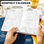 Clever Fox Planner Premium Edition – Undated Luxurious Weekly & Monthly Planner - Image 4