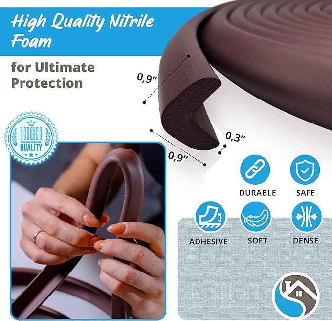 Premium 12ft Edge Protector for Baby, Odorless & Waterproof Edge Protector - Image 3