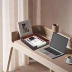 Leather Letter Tray, Office Supplies Desk Organizer - Image 9
