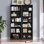 BORNOON 75" Tall Bookshelf, 6-Tier Floor Standing Bookcase - Image 4